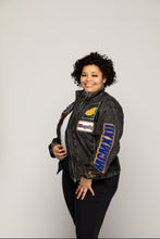 Load image into Gallery viewer, Pretty Poodle Rhoyalty Denim Jacket