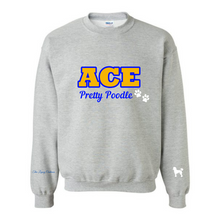 Load image into Gallery viewer, *PRE ORDER REOPENS 11.1 through 11.10* Pretty Poodle Number Chenille Crewneck (SEE POLICY)