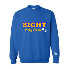 Load image into Gallery viewer, *PRE ORDER REOPENS 11.1 through 11.10* Pretty Poodle Number Chenille Crewneck (SEE POLICY)