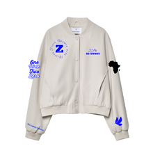 Load image into Gallery viewer, Cropped Cotton Finer Woman Bomber
