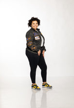 Load image into Gallery viewer, Pretty Poodle Rhoyalty Denim Jacket