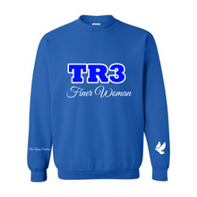 Load image into Gallery viewer, *PRE ORDER REOPENS 11.1 through 11.10* Finer Woman Chenille Number Crewneck (SEE POLICY)
