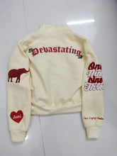 Load image into Gallery viewer, Cropped Cotton Devastating DST Bomber