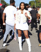 Load image into Gallery viewer, Cropped Cotton Pretty Girl Bomber