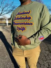 Load image into Gallery viewer, Principles Chenille Omega Crewneck