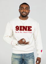 Load image into Gallery viewer, *PRE ORDER REOPENS 11.1 through 11.10* Frat So Nice, Named It Twice Number Chenille Crewneck (SEE POLICY)