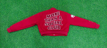 Load image into Gallery viewer, DST More Than A Social Club Cropped Wool Varsity Jacket