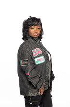 Load image into Gallery viewer, Often Imitated Never Duplicated Pretty Girl Denim Jacket