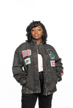 Load image into Gallery viewer, Often Imitated Never Duplicated Pretty Girl Denim Jacket