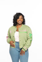 Load image into Gallery viewer, Cropped Cotton Pretty Girl Bomber
