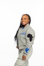 Load image into Gallery viewer, Cropped Cotton Finer Woman Bomber