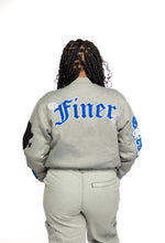 Load image into Gallery viewer, Cropped Cotton Finer Woman Bomber