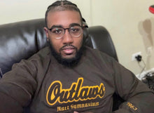 Load image into Gallery viewer, Iota Chenille Owtlaws Crewneck