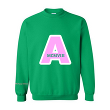 Load image into Gallery viewer, Classic A - MCMVIII Chenille Crewneck