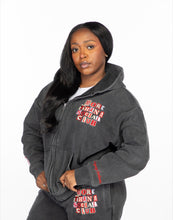 Load image into Gallery viewer, More Than A Social Club Zip Up Hoodie
