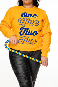 One Nine Two Two Chenille Crewneck