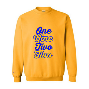 One Nine Two Two Chenille Crewneck