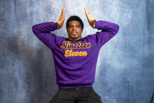 Load image into Gallery viewer, Purple Chenille Nineteen Eleven Crewneck
