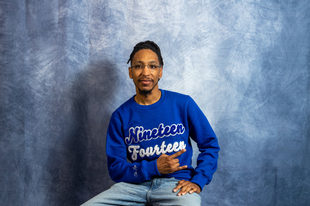 Blue Nineteen Fourteen Crewneck