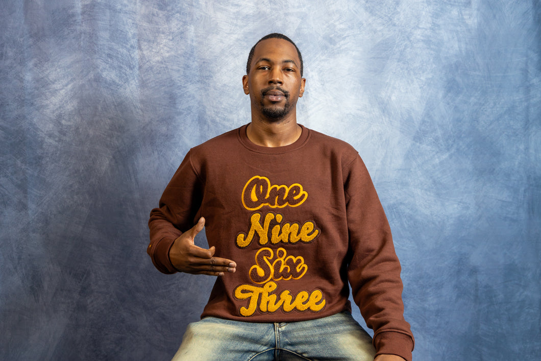 One Nine Six Three Chenille Crewneck