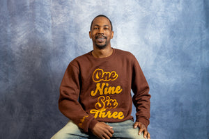 One Nine Six Three Chenille Crewneck