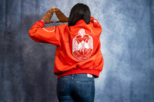 Load image into Gallery viewer, DST Crest Red Leather Varsity Jacket - Traditional Fit
