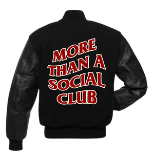 *PRE ORDER* Black More Than A Social Club Traditional Length Jacket