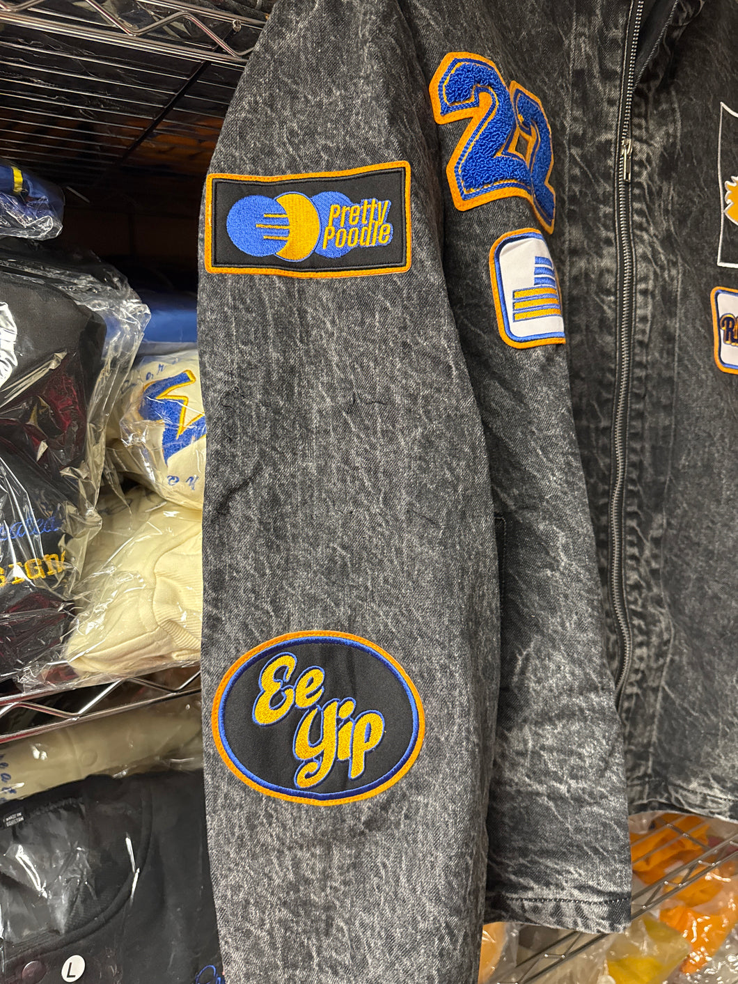 (Sample) Pretty Poodle Rhoyalty Denim Jacket