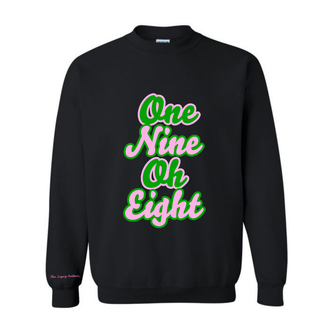 One Nine Oh Eight Chenille Crewneck