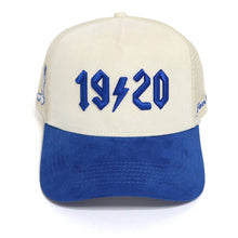 Load image into Gallery viewer, 1920 Suede Trucker Hat
