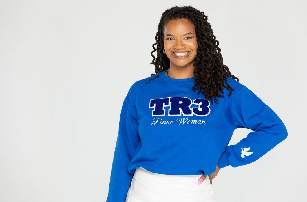 *PRE ORDER* Finer Woman Chenille Number Crewneck (SEE POLICY)