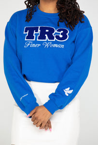 *PRE ORDER* Finer Woman Chenille Number Crewneck (SEE POLICY)