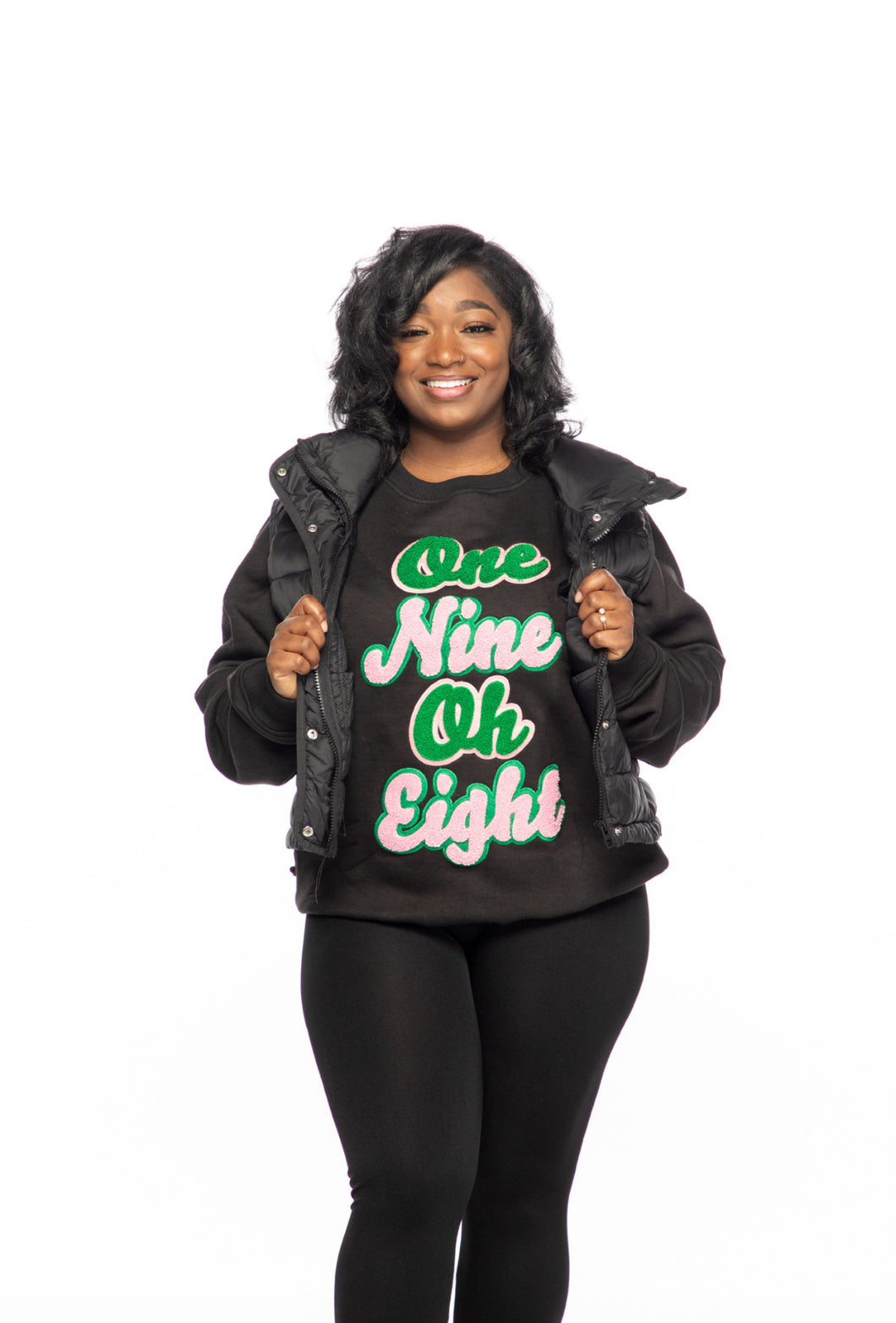 One Nine Oh Eight Chenille Crewneck