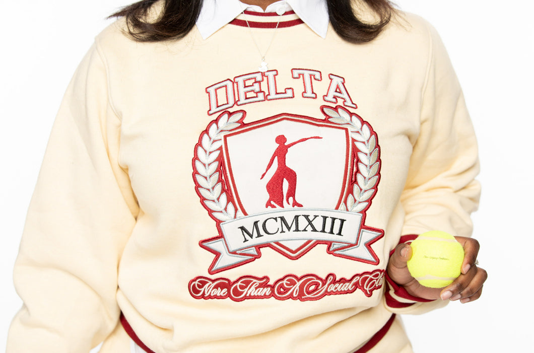 Delta MCMXIII Tennis Court Set (Crewneck Only)
