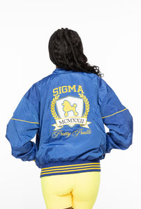 Pretty Poodle Zip Up Windbreaker