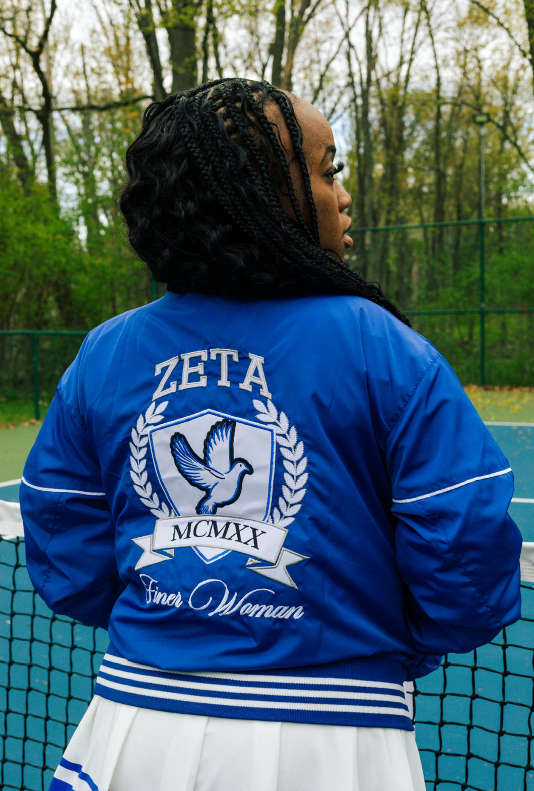 Finer Woman Zip Up Windbreaker