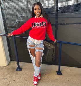 Legacy: January 13, 1913 Red Chenille Crewneck
