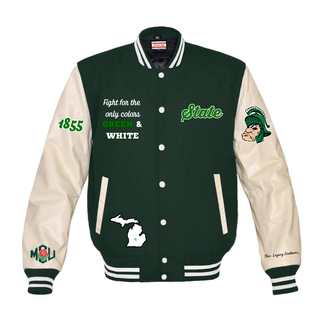East Lansing Varsity Jacket Thee Legacy Continues