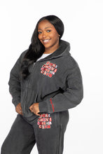Load image into Gallery viewer, Stone Wash Black More Than A Social Club® Jogging Set
