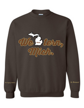 Load image into Gallery viewer, *PRE ORDER* Western, Mich. Chenille Crewneck (SEE POLICY)

