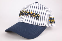 Load image into Gallery viewer, Wolverines Script Striped Hat
