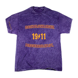 Purple Stone Wash 1911 Lightning Tee