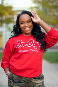 Oo-Oop Chenille Nineteen Thirteen Crewneck