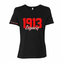 Load image into Gallery viewer, Black 1913 Legacy Relaxed Fit Tee
