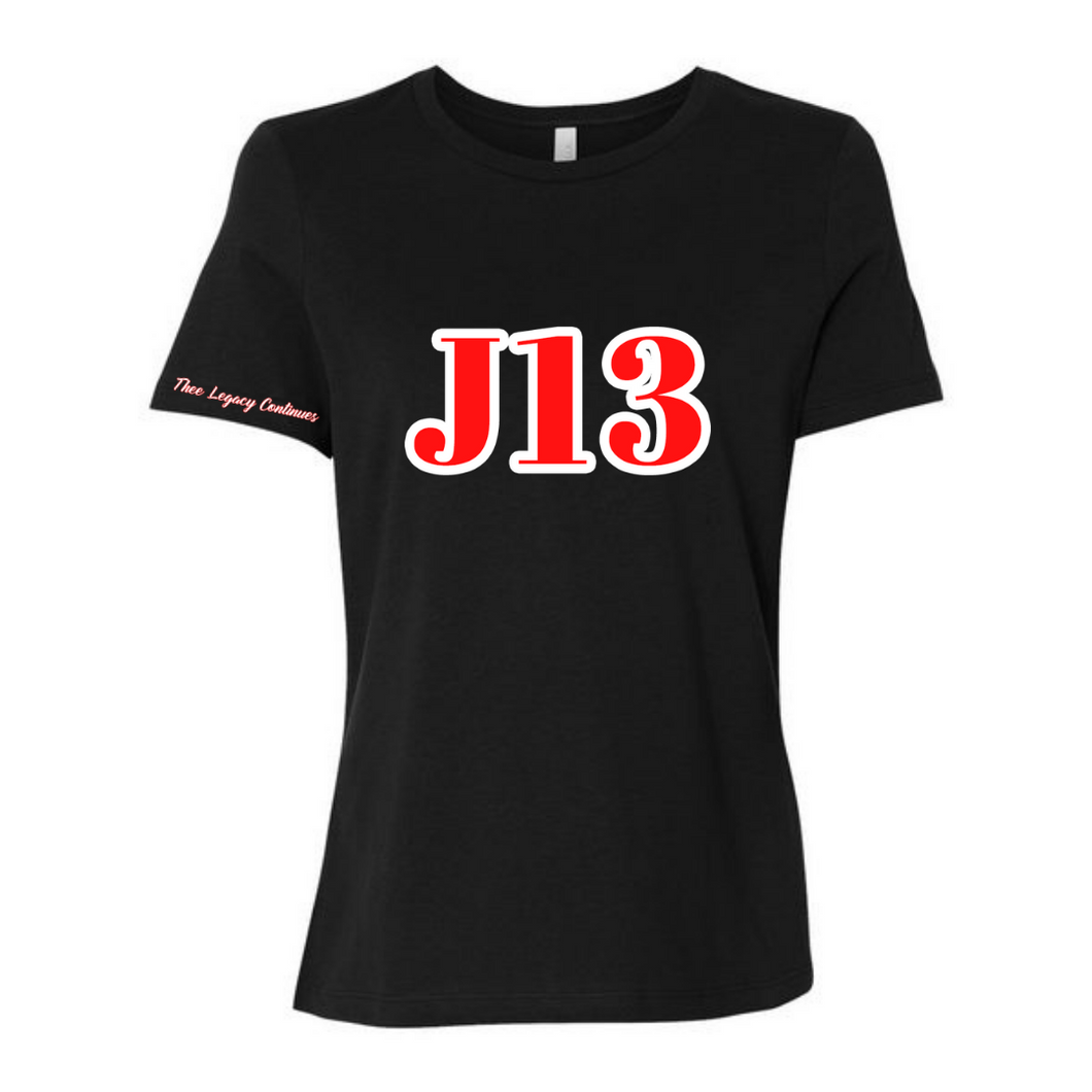 Black J13 Relaxed Fit Tee