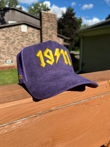 1911 Suede Trucker Hat