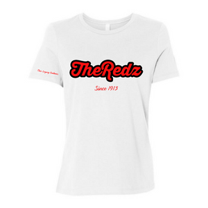 White The Redz Relaxed Fit Tee