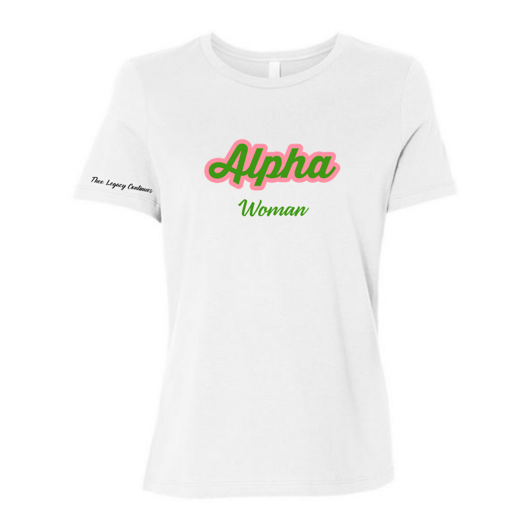 Alpha Woman Relaxed Fit Tee