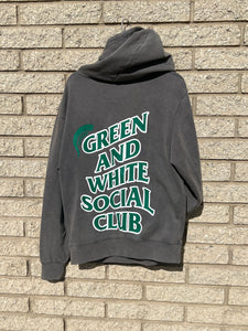 Green & White Social Club Hoodie