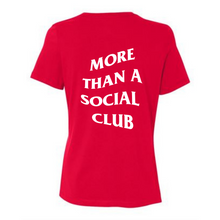 Load image into Gallery viewer, Red More Than A Social Club tee
